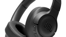Casti Over the Ear JBL Tune 760NC, Bluetooth, Active Noise Cancelling, Pure Bass Sound, Baterie 35H, Microfon, Negru