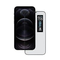 Folie de protectie telefon din sticla OBAL:ME, 5D pentru Apple iPhone 12 Pro Max, Negru - 1