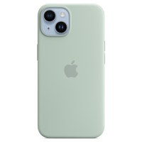 Husa de protectie telefon Apple pentru iPhone 14, Magsafe, Silicon, Succulent - 1