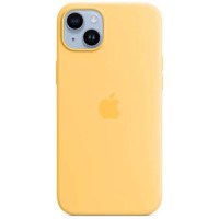 Husa de protectie telefon Apple pentru iPhone 14, Magsafe, Silicon, Sunglow - 1