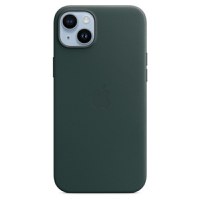 Husa de protectie telefon Apple pentru iPhone 14 Plus, MagSafe, Piele, Forest Green - 1