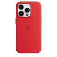 Husa de protectie telefon Apple pentru iPhone 14 Pro, Magsafe, Silicon, Red - 1