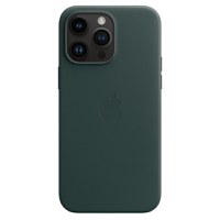 Husa de protectie telefon Apple pentru iPhone 14 Pro Max, MagSafe, Piele, Forest Green - 1
