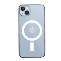 Husa de protectie telefon Next One pentru Apple iPhone 14 Plus, MagSafe, Silicon, Transparent - 1
