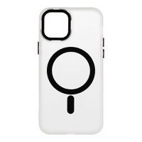 Husa de protectie telefon OBAL:ME pentru Apple iPhone 12/12 Pro, Misty Keeper, MagSafe, Negru - 1