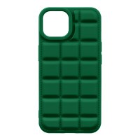 Husa de protectie telefon OBAL:ME pentru Apple iPhone 15, Block, Poliuretan, Verde - 1