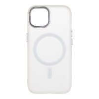 Husa de protectie telefon OBAL:ME pentru Apple iPhone 15, Misty Keeper, MagSafe, Alb - 1