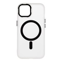 Husa de protectie telefon OBAL:ME pentru Apple iPhone 15, Misty Keeper, MagSafe, Negru - 1