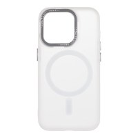 Husa de protectie telefon OBAL:ME pentru Apple iPhone 15 Pro, Misty Keeper, MagSafe, Alb - 1