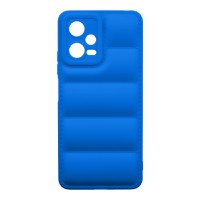 Husa de protectie telefon Puffy OBAL:ME pentru Xiaomi Redmi Note 12 5G, Poliuretan, Albastru - 1