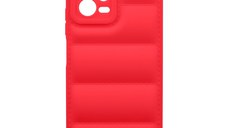 Husa de protectie telefon Puffy OBAL:ME pentru Xiaomi Redmi Note 12 5G, Poliuretan, Rosu