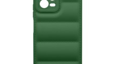 Husa de protectie telefon Puffy OBAL:ME pentru Xiaomi Redmi Note 12 5G, Poliuretan, Verde Inchis