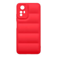 Husa de protectie telefon Puffy OBAL:ME pentru Xiaomi Redmi Note 12S, Poliuretan, Rosu - 1