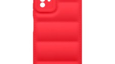 Husa de protectie telefon Puffy OBAL:ME pentru Xiaomi Redmi Note 12S, Poliuretan, Rosu