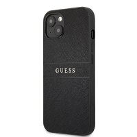 Husa telefon Guess pentru iPhone 13 mini, Leather Saffiano, Plastic, Negru - 1