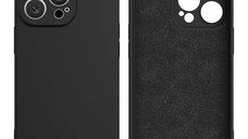 Husa telefon Hurtel pentru Xiaomi Redmi Note 11/Note 11S, Silicon, Negru
