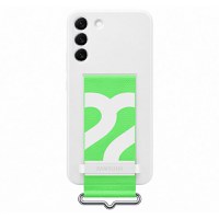 Husa telefon Samsung, Cover with Strap pentru Samsung Galaxy S22+, White - 1
