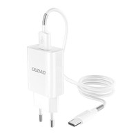 Incarcator priza Dudao si Cablu USB - Type-C, A3EU, Quick Charge 3.0, Alb - 1