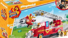 Playmobil Duck On Call, Camion de pompieri, 70911, Multicolor