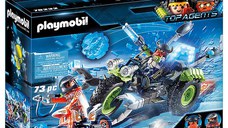 Playmobil Top Agents, Tricicleta pentru gheata si rebelii arctici, 70232, Multicolor