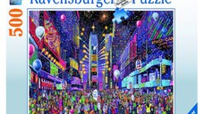 Puzzle, Ravensburger, Anul nou Time Square, 500 piese, Multicolor