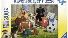 Puzzle, Ravensburger, Catelusi sportivi, 200 piese, Multicolor