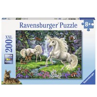 Puzzle, Ravensburger, Unicornii mistici, 200 piese, Multicolor - 1