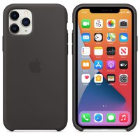 Resigilat - Husa telefon iPhone 11 Pro, Apple, Silicon, MWYN2ZM/A, Negru - 1