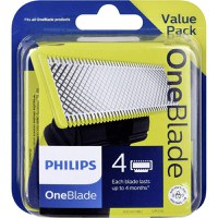 Rezerva OneBlade QP240/50 kit 4 lame, compatibil OneBlade si OneBladePro, Verde - 1