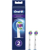 Rezerve periuta de dinti electrica Oral-B 3D White, Tehnologie CleanMaximiser, 2 buc, Alb - 1