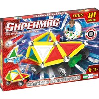 Set constructie, Supermag, Tags Wheels, 81 piese, Multicolor - 1