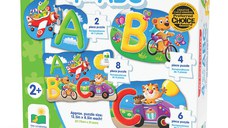 Set primele mele 4 Puzzle-uri ABC-ENG, The Learning Journey, Multicolor
