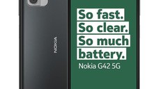 Telefon mobil Nokia G42 5G, 128GB, 6GB RAM, Dual-SIM, Gri Meteor