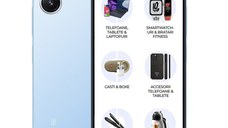 Telefon mobil Xiaomi Redmi 12 5G, 128GB, 4GB RAM, Dual-SIM, Albastru Sky
