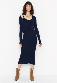 Rochie lunga navy Campina - 1