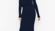 Rochie lunga navy Campina