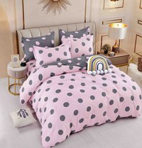 Спално бельо 6 части с ластик 100% памук - А448 от Onesleep Комплект от 6 части - 1