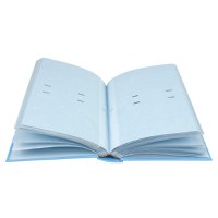 Album foto baby chart book, personalizabil, 300 fotografii, 10x15 cm, spatiu notite, pagini cartonate culoare albastru - 2