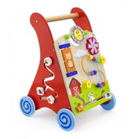 Antemergator rosu cu activitati tip Montessori - 2