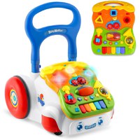 Antepremergator educational 2in1 Ricokids Walker Car Alb - 1