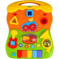 Antepremergator educational 2in1 Ricokids Walker Car Alb - 4
