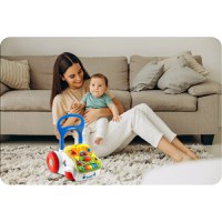 Antepremergator educational 2in1 Ricokids Walker Car Alb - 7