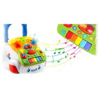 Antepremergator educational 2in1 Ricokids Walker Car Alb - 10