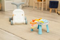 Antepremergator muzical 2in1 transformabil in masuta cu activitati Toyz Spark Grey - 5