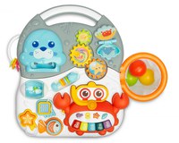 Antepremergator muzical 2in1 transformabil in masuta cu activitati Toyz Spark Grey - 9