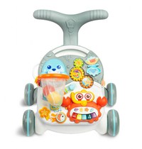 Antepremergator muzical 2in1 transformabil in masuta cu activitati Toyz Spark Grey - 11