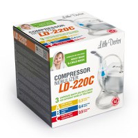 Aparat aerosoli cu compresor Little Doctor LD-220C Pro cu 3 dispensere,3 masti si 6 m furtun - 2