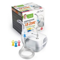 Aparat aerosoli cu compresor Little Doctor LD-220C Pro cu 3 dispensere,3 masti si 6 m furtun - 3