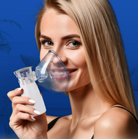 Aparat aerosoli cu tehnologie mesh Vitammy Mesh 1 pentru copii si adulti portabil silentios alb - 3