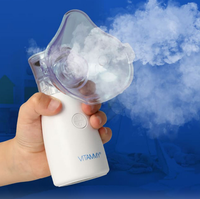Aparat aerosoli cu tehnologie mesh Vitammy Mesh 1 pentru copii si adulti portabil silentios alb - 6